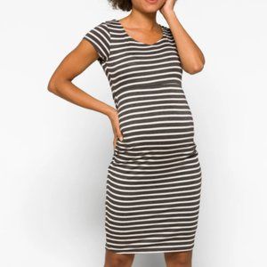 LOVEAPPELLA Greta Maternity Short Sleeve Dress - M